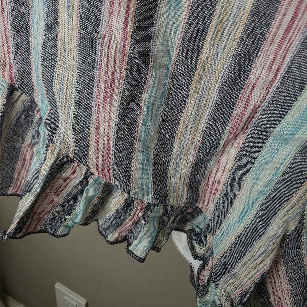 NWOT Peppermint Stripped Jumper/Linen Feel - Picture 2 of 5